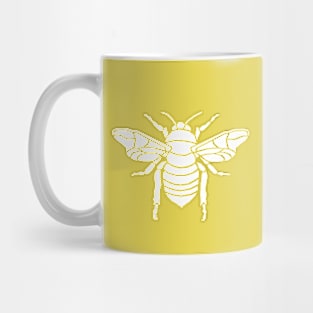 Chunky Bee (White) Mug